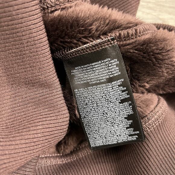 The North Face Jacket Size Medium Womens Luxe Osito Full Zip Coal Brown $130 - Picture 9 of 11